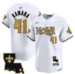 New Orleans Saints #41 Alvin Kamara White Cool Base Stitched Jersey
