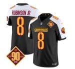 Washington Commanders #8 Brian Robinson Black White 2023 F.U.S.E. 90th Anniversary Vapor Limited Stitched Jersey