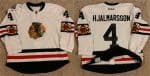 Chicago Blackhawks #4 Niklas Hjalmarsson White Stitched Jersey
