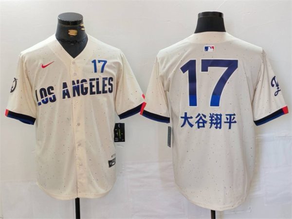 Los Angeles Dodgers #17 ´ó¹ÈÏèÆ½ Cream 2024 City Connect Limited Stitched Jersey