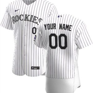 Colorado Rockies Customized Authentic Stitched MLB Jersey