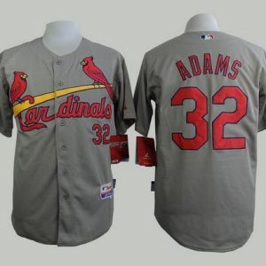Cardinals #32 Matt Adams Grey Cool Base Stitched Jersey
