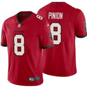 Tampa Bay Buccaneers #8 Bradley Pinion 2020 Red Vapor Untouchable Limited Stitched Jersey