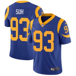 Los Angeles Rams #93 Ndamukong Suh Royal Blue Vapor Untouchable Limited Stitched Jersey