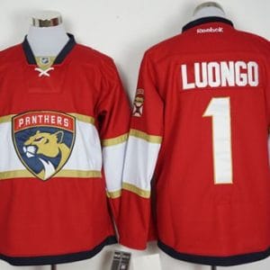 Panthers #1 Roberto Luongo Red New Stitched Jersey