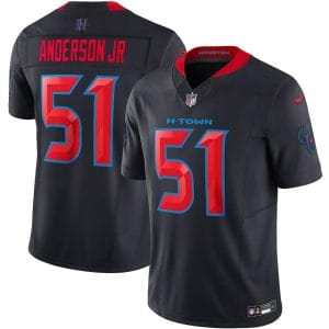 Houston Texans #51 Will Anderson Jr. Navy 2024 2nd Alternate F.U.S.E Vapor Stitched Jersey