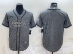 Dallas Cowboys Blank Gray With Patch Cool Base Stitched Baseball Jersey