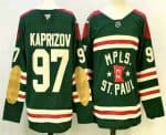 Minnesota Wild #97 Kirill Kaprizov Green Winter Classic Stitched Authentic Jersey