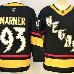 Vegas Golden Knights #93 Mitch Marner Black 2024-25 Stitched Jersey