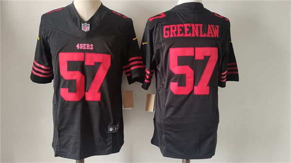 San Francisco 49ers #57 Dre Greenlaw Black 2024 F.U.S.E. Vapor Untouchable Limited Stitched Jersey