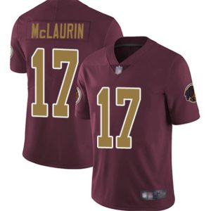 Washington Football Team #17 Terry McLaurin Red Color Rush Limited Stitched Jersey