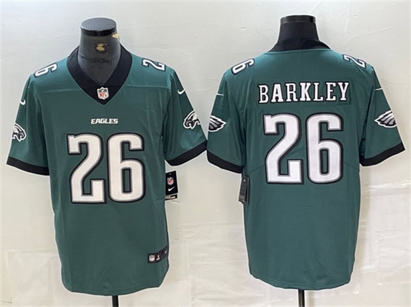 Philadelphia Eagles #26 Saquon Barkley Green 2024 New Vapor Untouchable Limited Football Stitched Jersey