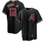 Arizona Diamondbacks #12 Lourdes Gurriel Jr. Black Cool Base Stitched Jersey