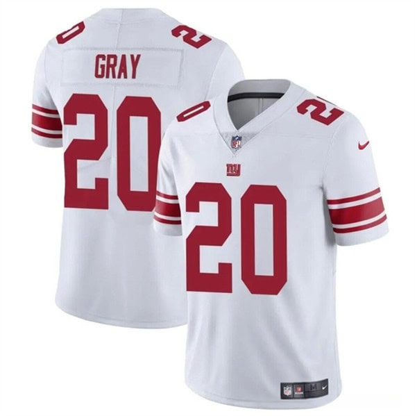 New York Giants #20 Eric Gray White Vapor Untouchable Limited Stitched Jersey