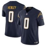 Los Angeles Chargers #0 Daiyan Henley Navy 2025 F.U.S.E Vapor Limited Stitched Jersey