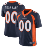 Denver Broncos Customized Navy Team Color Vapor Untouchable Limited Stitched NFL Jersey
