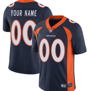 Denver Broncos Customized Navy Team Color Vapor Untouchable Limited Stitched NFL Jersey