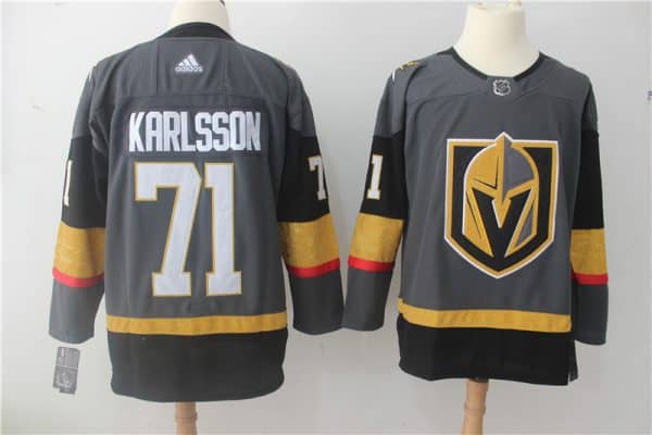 Vegas Golden Knights #71 William Karlsson Grey Stitched Adidas Jersey