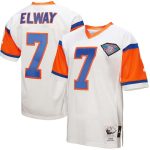 Denver Broncos #7 John Elway 1994 Mitchell Ness White Throwback Retired Stitched Jersey