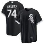 Chicago White Sox #74 Eloy Jimenez Black 2024 Alternate Stitched Jersey