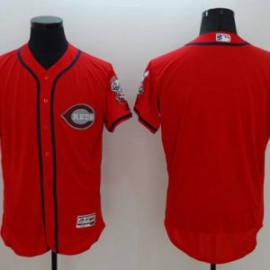 Reds Blank Red Fashion Stars Stripes Flexbase Authentic Stitched Jersey
