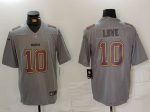 Green Bay Packers #10 Jordan Love Grey Atmosphere Fashion Limited Stitched Jersey
