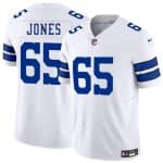 Dallas Cowboys #65 Robert Jones White 2025 F.U.S.E. Vapor Untouchable Limited Stitched Jersey