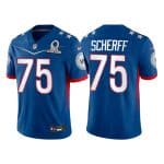 Washington Football Team #75 Brandon Scherff 2022 Royal Pro Bowl Stitched Jersey