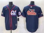 American League Baltimore Orioles Team Big Logo Navy 2025 All-Star Edition Limited Stitched Jersey
