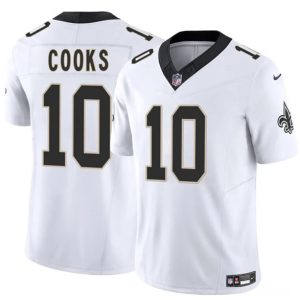 New Orleans Saints #10 Brandin Cooks White 2025 F.U.S.E Vapor Limited Stitched Jersey