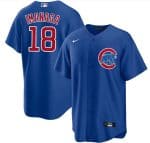 Chicago Cubs #18 Sh¨ta Imanaga Blue Cool Base Stitched Jersey