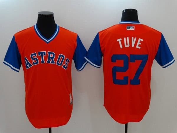 Houston Astros #27 Jose Altuve Red Cool Base Stitched Baseball Jersey