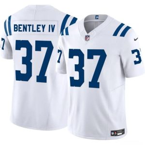 Indianapolis Colts #37 Ulysses Bentley IV White 2025 F.U.S.E. Vapor Limited Football Stitched Jersey
