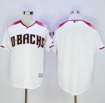 Diamondbacks Blank White Brick New Cool Base Stitched Jersey