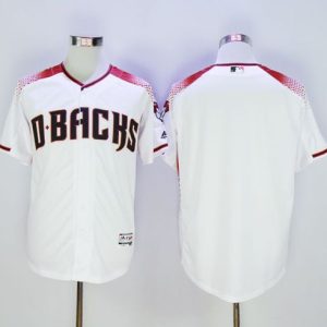 Diamondbacks Blank White Brick New Cool Base Stitched Jersey
