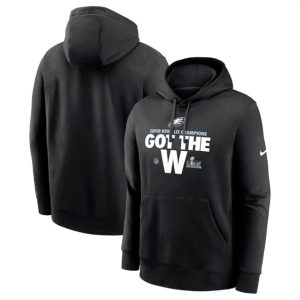 Philadelphia Eagles Black Super Bowl LIX Champions Parade Therma Performance Pullover Hoodie