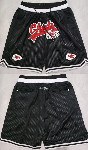 Kansas City Chiefs Black Shorts (Run Small)