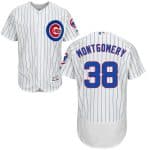 Cubs #38 Mike Montgomery White Flexbase Authentic Collection Stitched Jersey