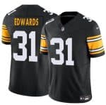 Pittsburgh Steelers #31 Daijun Edwards Black 2024 F.U.S.E. Alternate Vapor Untouchable Limited Stitched Jersey