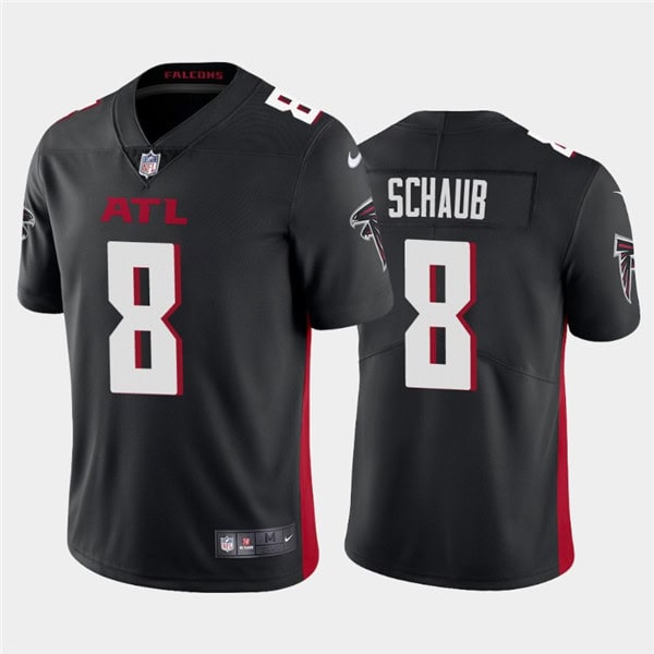 Atlanta Falcons #8 Matt Schaub 2020 Black Vapor Untouchable Limited Stitched Jersey