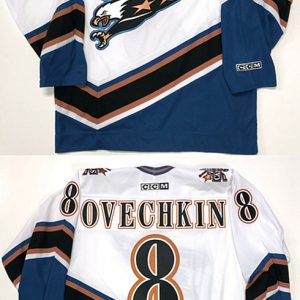 Washington Capitals #8 Alex Ovechkin White Stitched Jersey