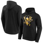 Pittsburgh Penguins Black Marble Hoodie