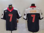 Houston Texans #7 C.J. Stroud Navy White Gold 2024 F.U.S.E. With 1-Star C Patch Limited Stitched Jersey