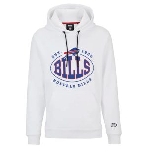Buffalo Bills White BOSS X Touchback Pullover Hoodie