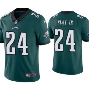 Philadelphia Eagles #24 Darius Slay JR Midnight Green Vapor Untouchable Limited Stitched Jersey