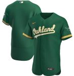 Oakland Athletics Blank Green Flex Base StitchedJersey