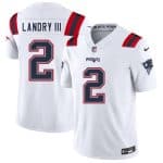 New England Patriots #2 Harold Landry III White 2025 F.U.S.E. Vapor Limited Stitched Jersey