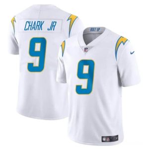 Los Angeles Chargers #9 DJ Chark Jr White 2024 Vapor Limited Stitched Jersey