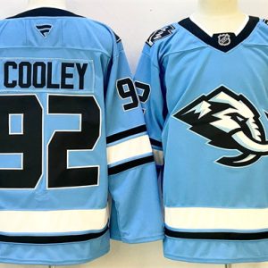 Utah Mammoth #92 Logan Cooley Blue Stitched Jersey