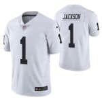 Las Vegas Raiders #1 DeSean Jackson White Vapor Limited Stitched Jersey